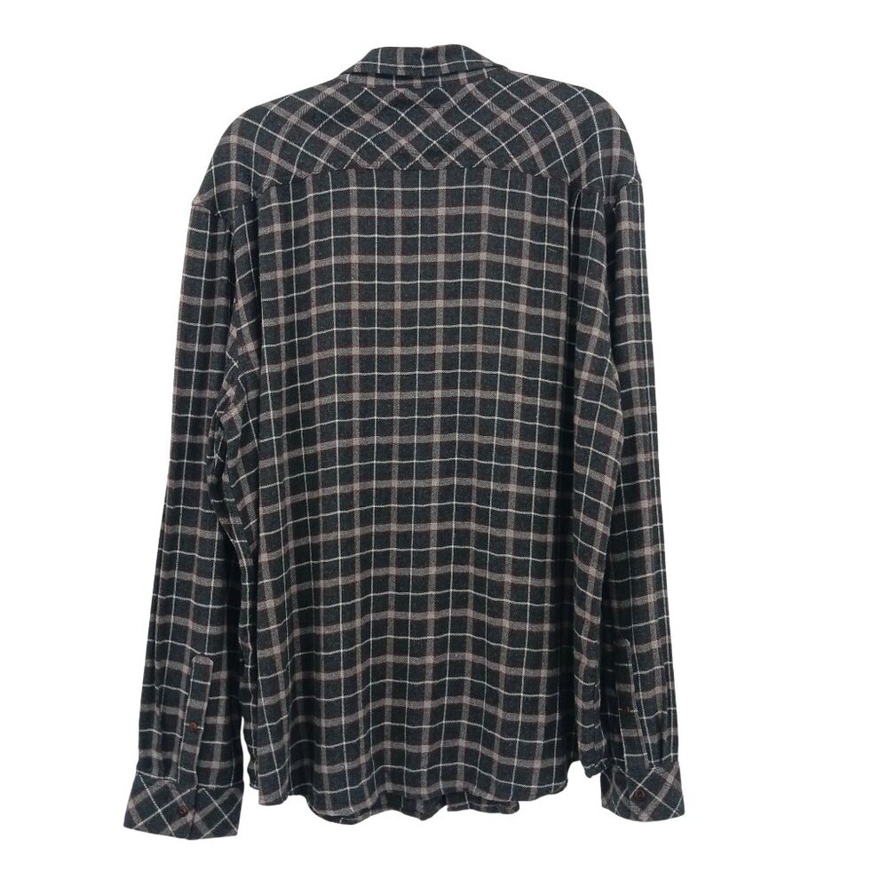 Rails Lennox Plaid Brushed Flannel Button Down Sh… - image 2